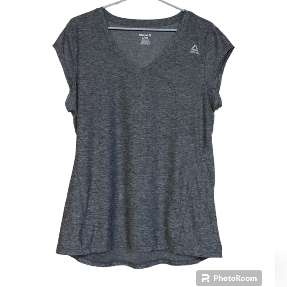 Reebok Women's Activewear Shirt Heathered Grey